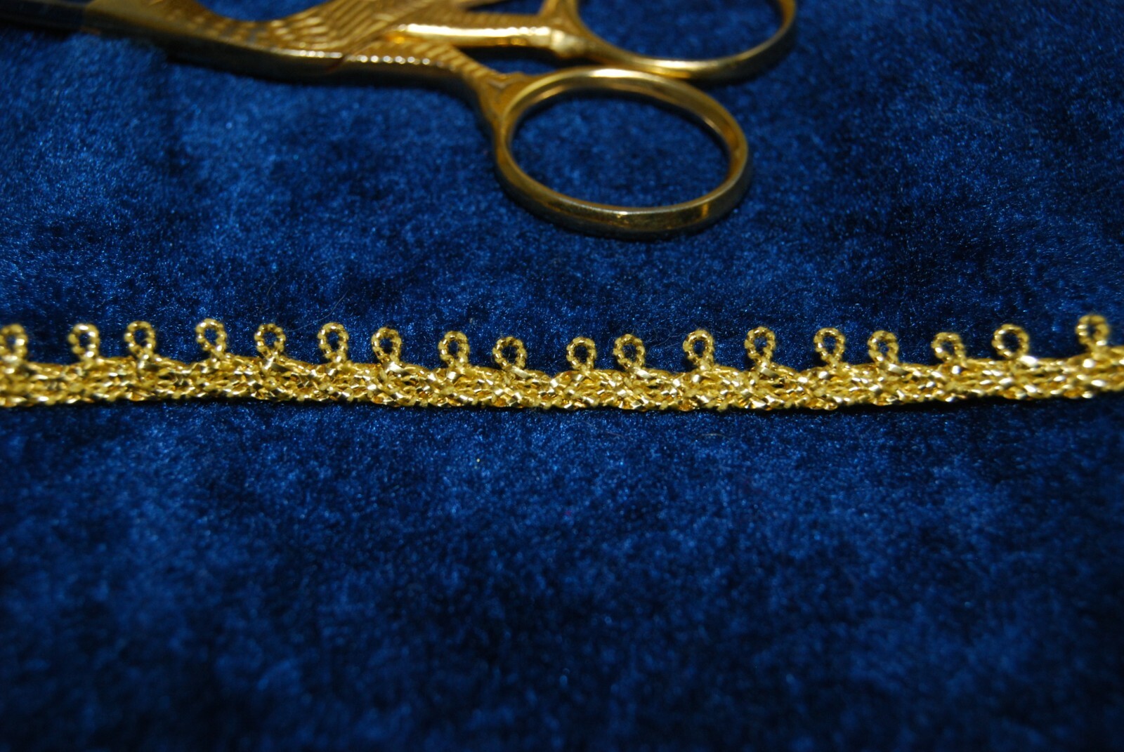 Gold or Silver Picot loop metallic braid trims sold by the yard- see variations