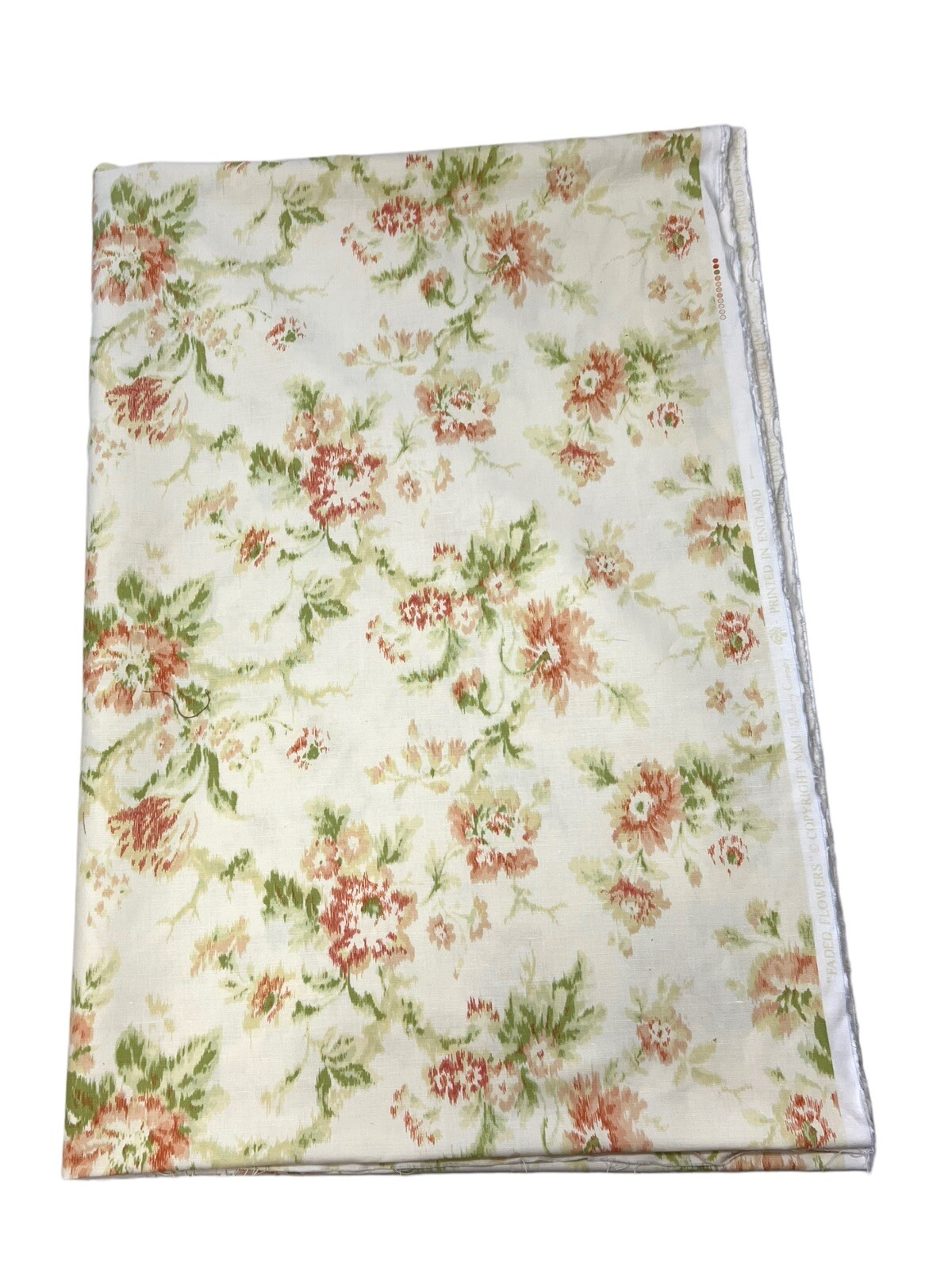 Mulberry Company Home Decor Fabric ‘Faded Flowers’ 54” Wide 4.5 Yards