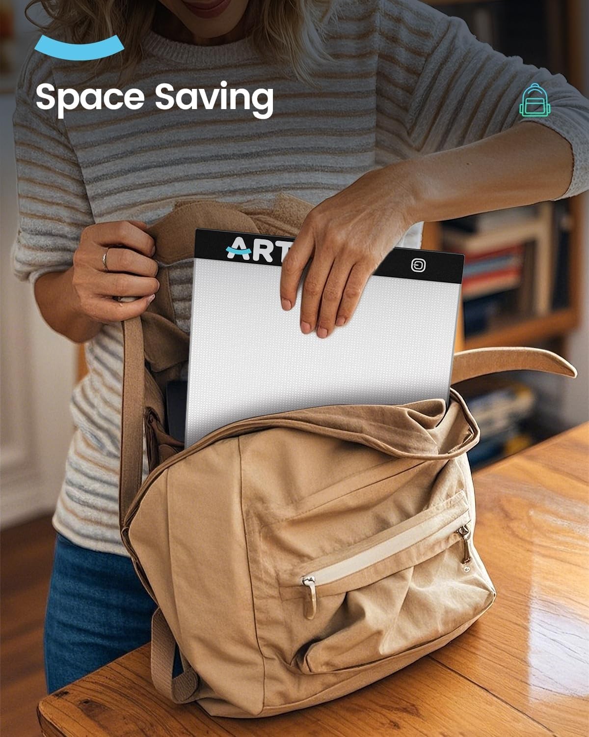 ARTDOT A4 LED Light Pad for Diamond Painting USB Powered Adjustable Brightness