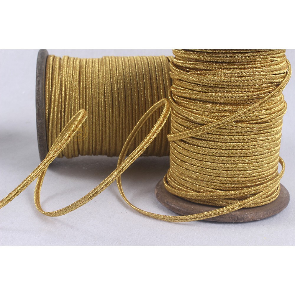 4mm Russia Braid Soutache Cord 100 Meters Gold Sewing Trim Craft Decor