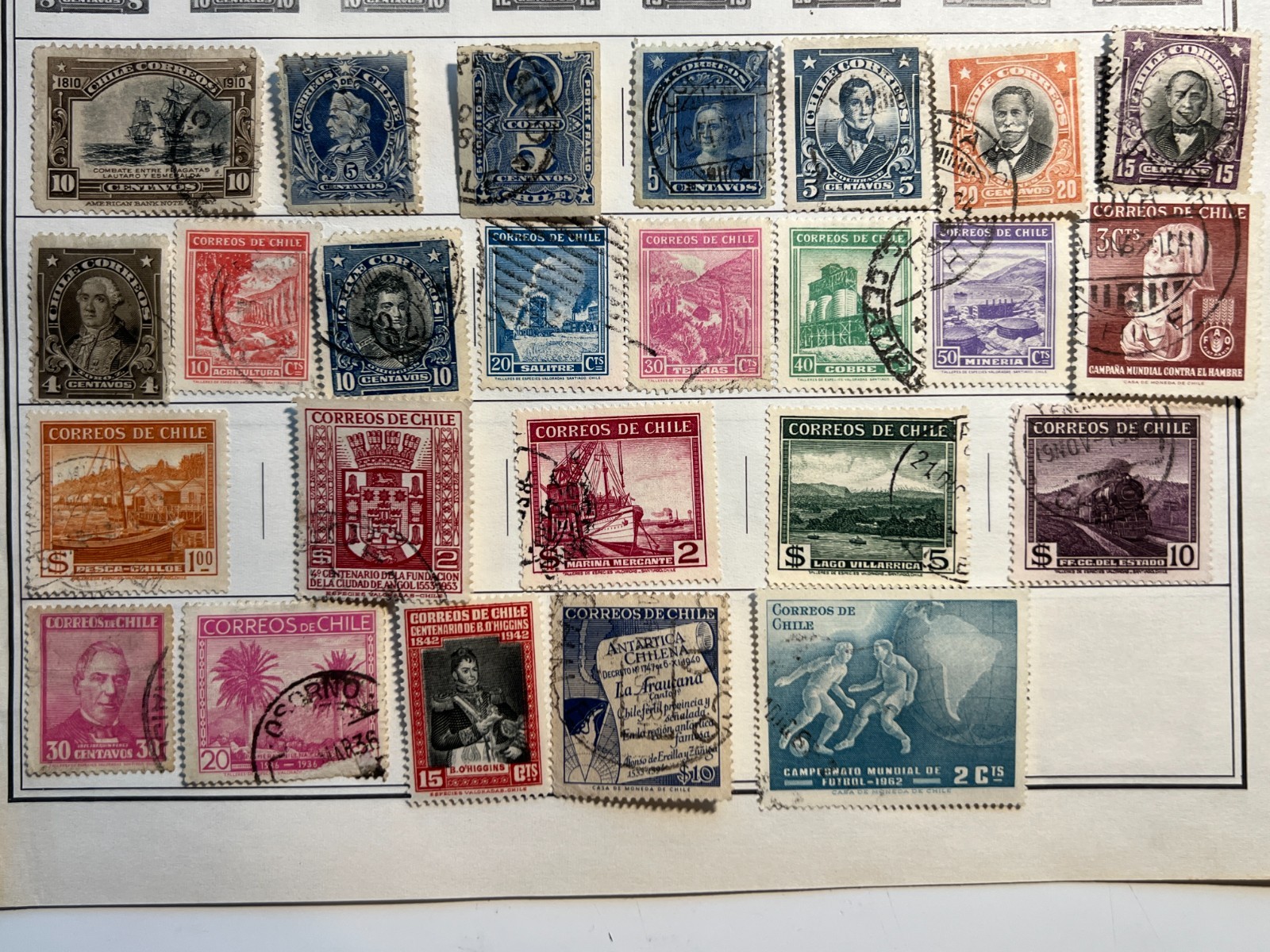Choose a country! 20 Stamps per country (or as marked), USED or MINT (as marked)