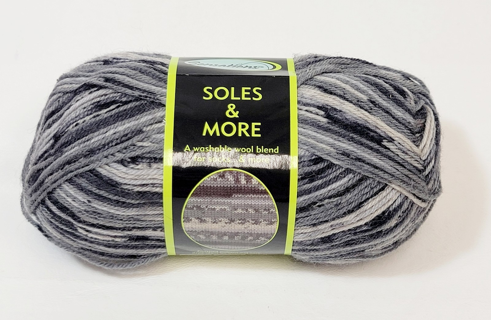 Grays Sensations Soles & More Sock Yarn Wool/Nylon Super Fine 262 Yards