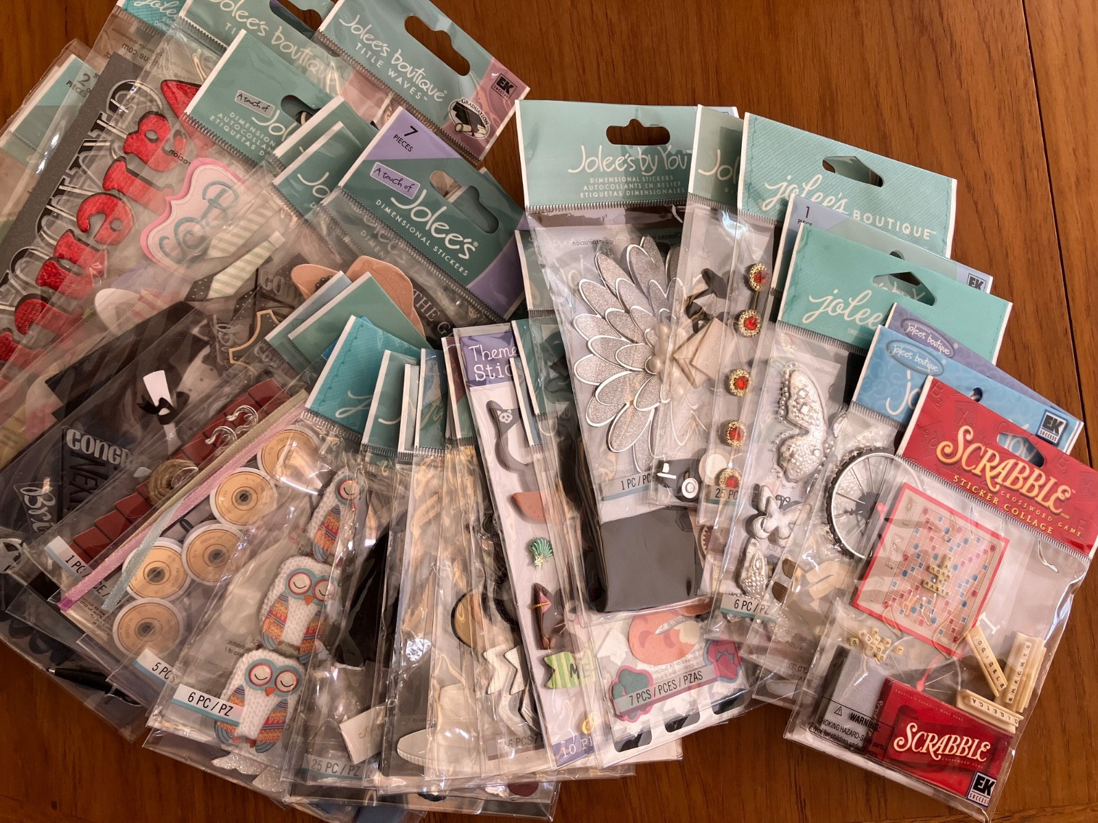 Jolee’s Dimensional Stickers – Various Themes – You Choose