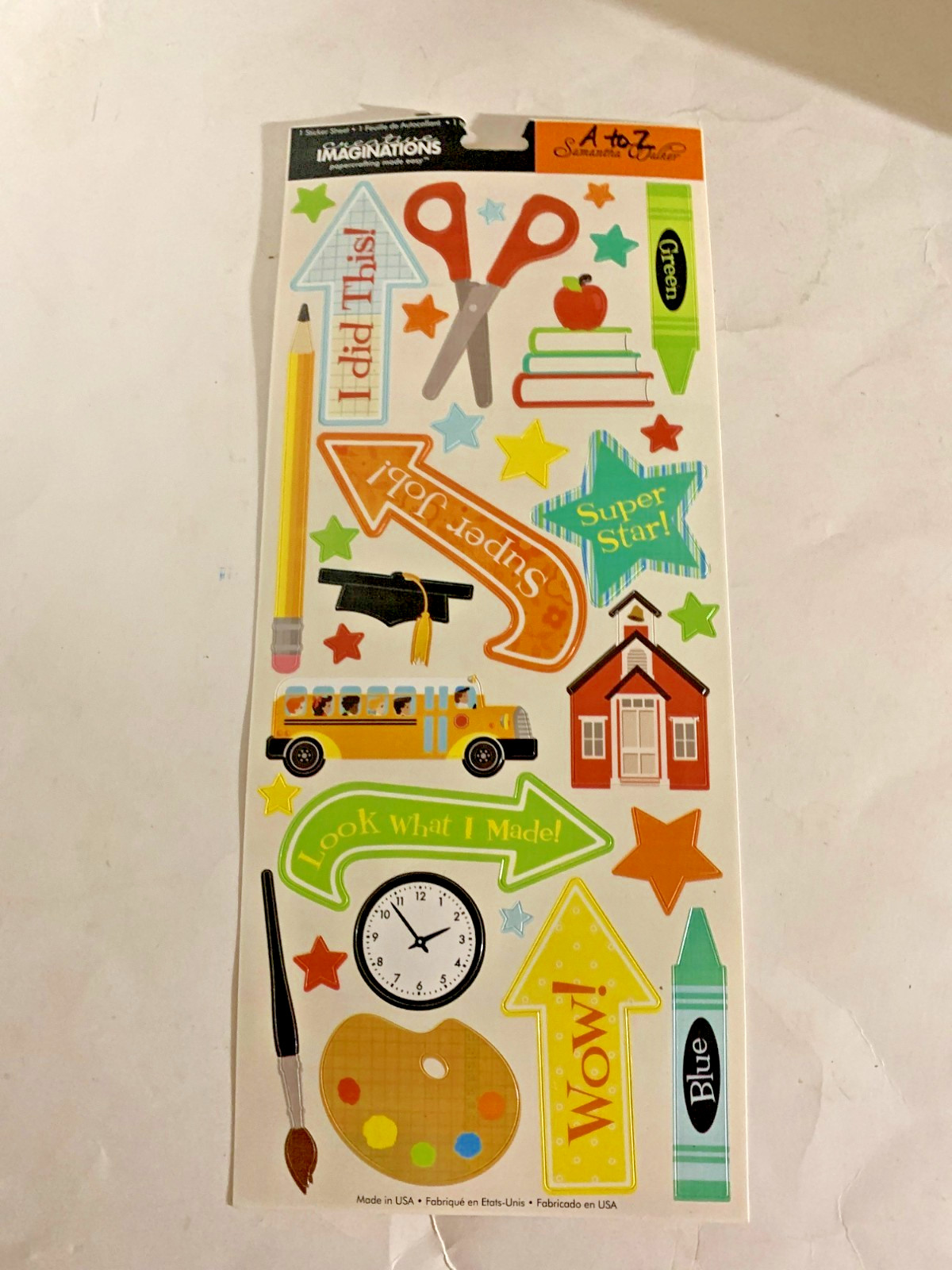 Assorted Karen Foster Design Scrapbooking Stickers Collection 10 Sheets Themed