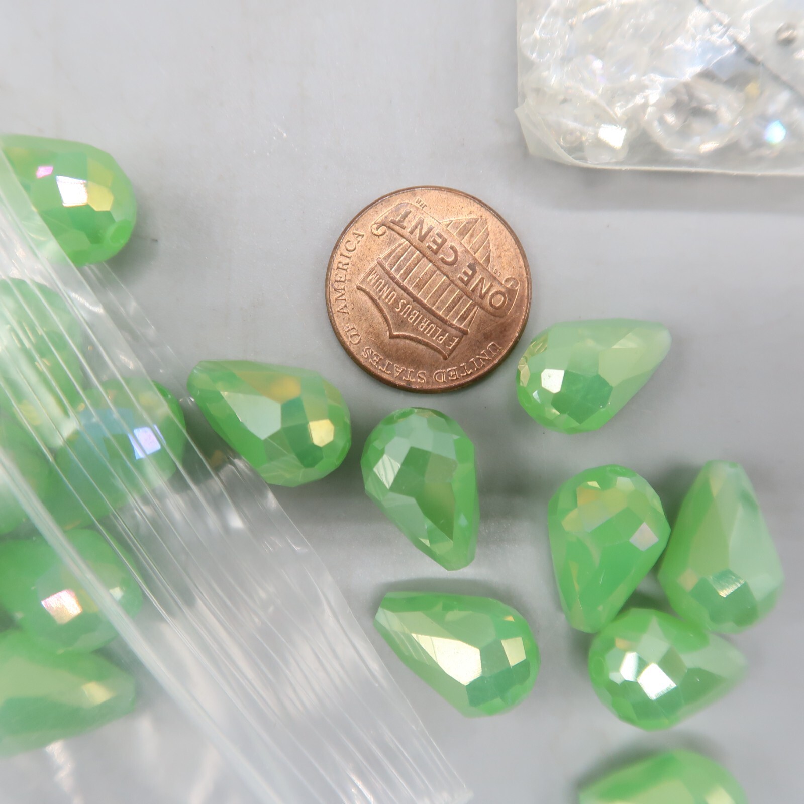 Lot of Teardrop Bicone Crystals Jewlery Making Craft
