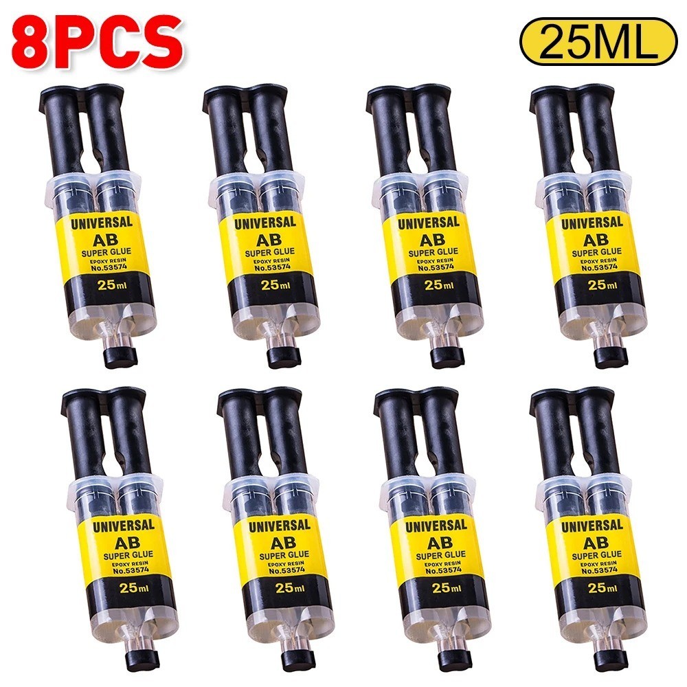 Epoxy Resin AB Super Glue 2 Min Fast Cure Strong Adhesive for Metal Plastic Wood