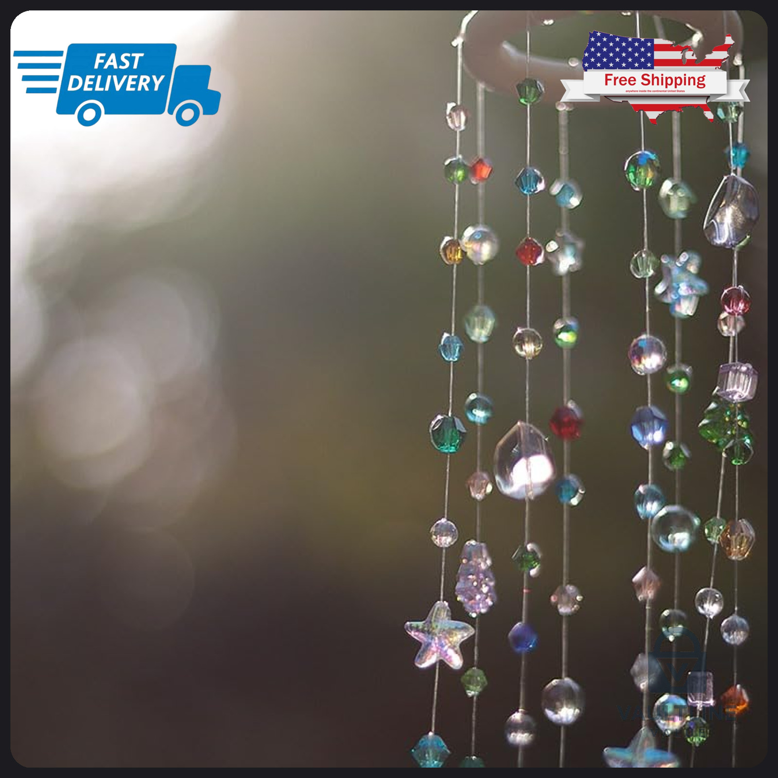 Cutefox Multi-Color Crystal Glass Beads for Jewelry Making and Crafting