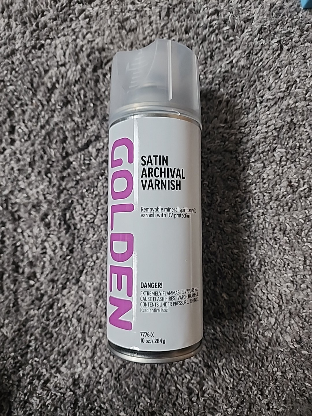 Golden Satin Archival Varnish Removable Mineral Spirit Acrylic Varnish