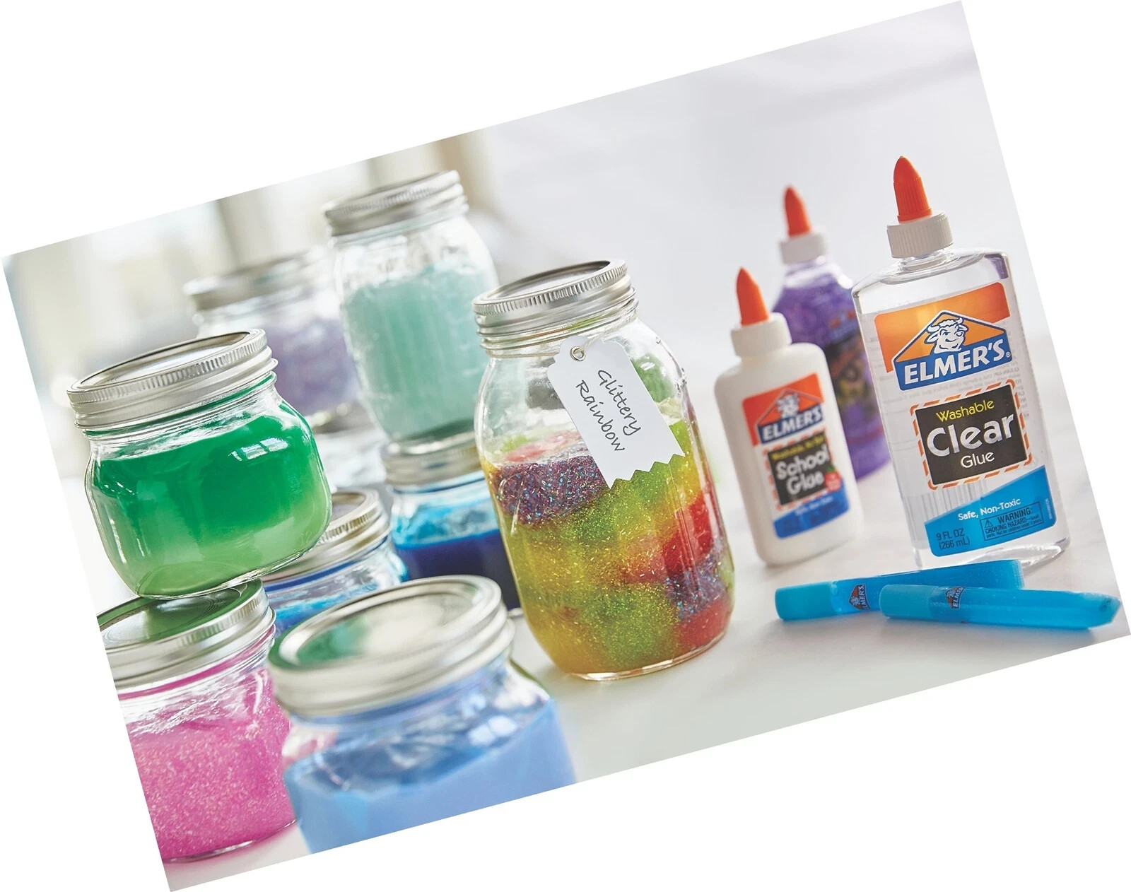 Elmer’s Liquid School Glue, Washable, 4oz. 1 Count 2,3,4,5,6,8,10,12 PACK Choose