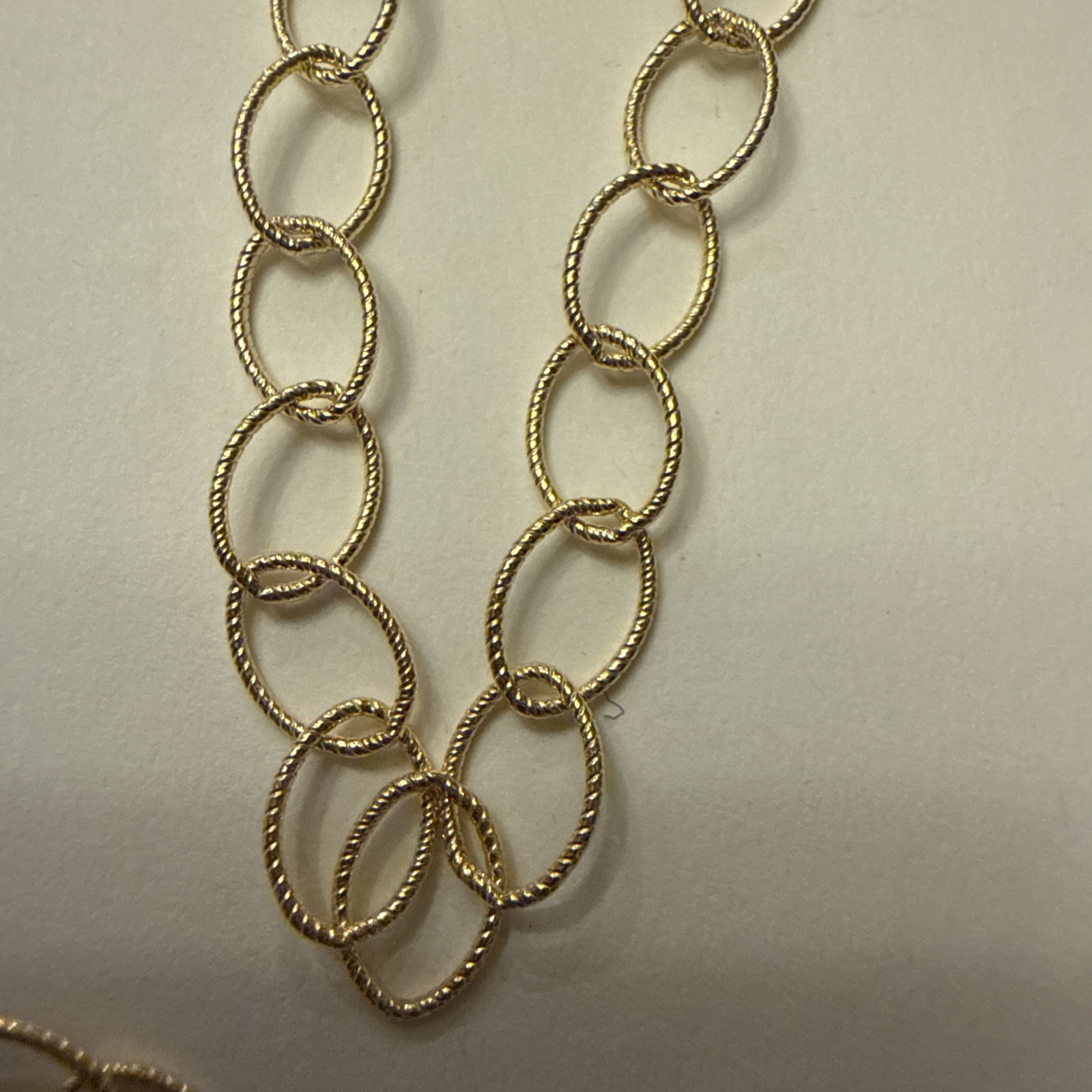 8x6mm 14kt gold filled twisted cable chain 5ft