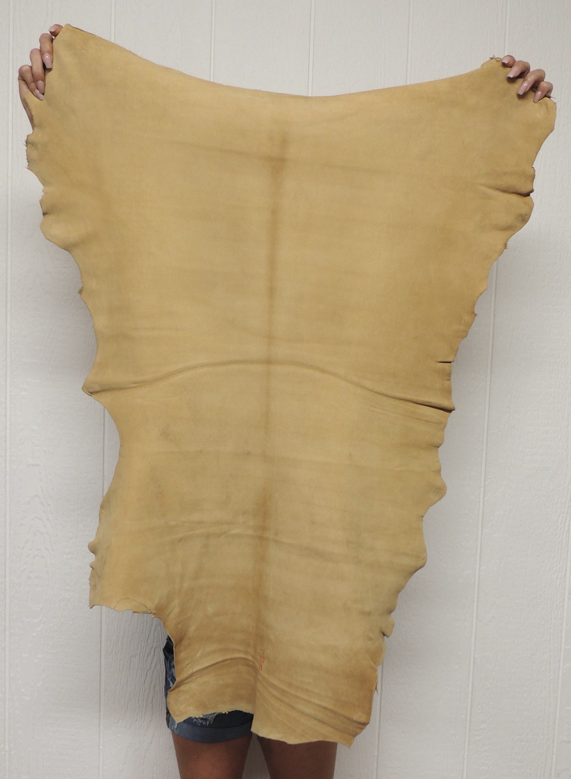 SMOKE BUCKSKIN Leather Hide for Native Crafts Laces Pipe Bags Regalia Pelt Skins