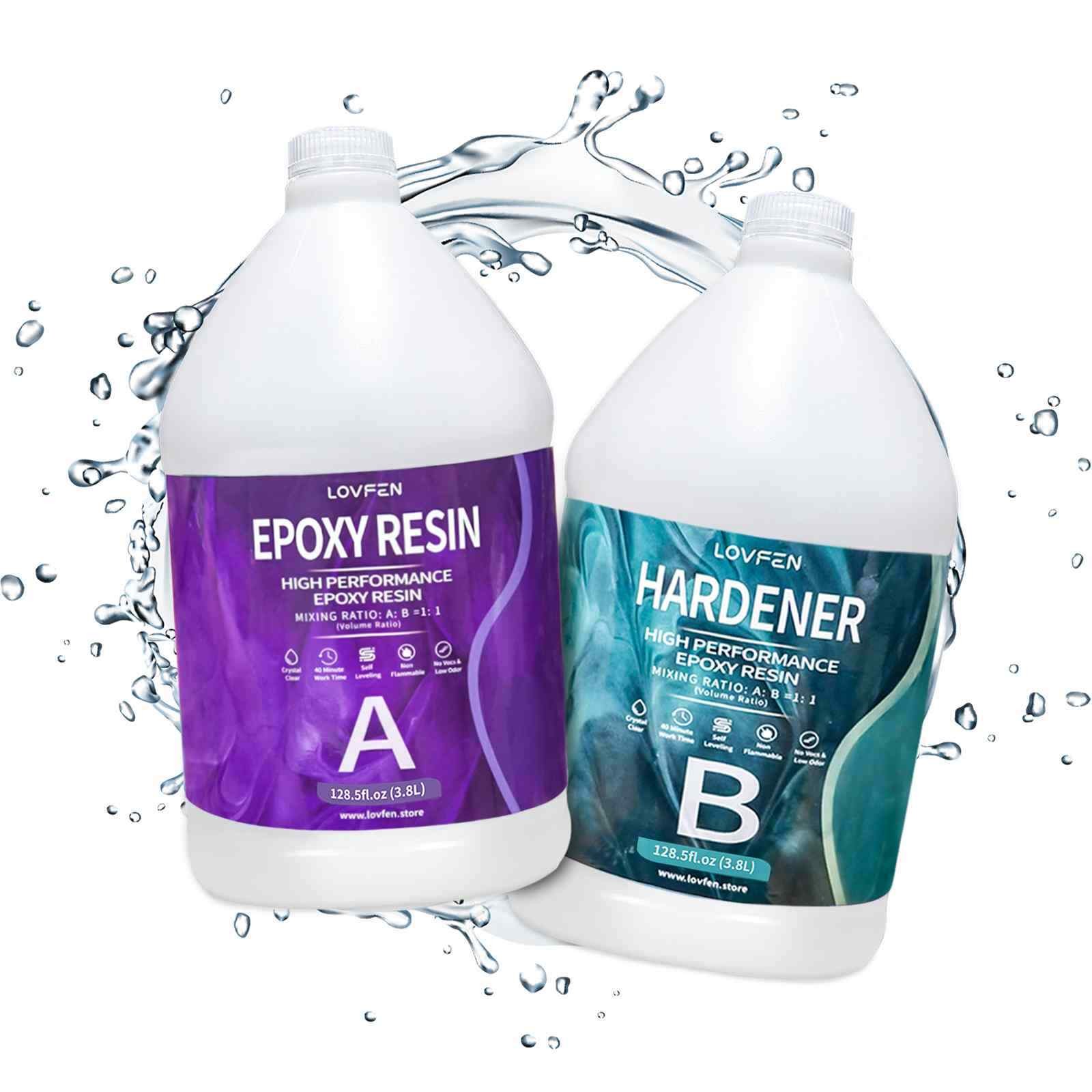Bulk 4 Gallon Kit – Crystal Clear Tumbler 1:1 Epoxy Resin DIY Craft Arts Coating