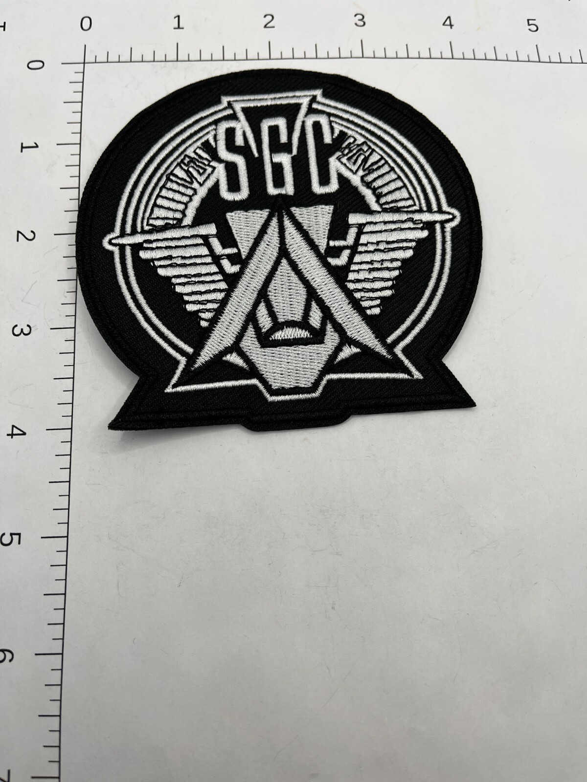 Stargate SG-1 logo Iron-on Embroidered Hard Rock Band Patch #577