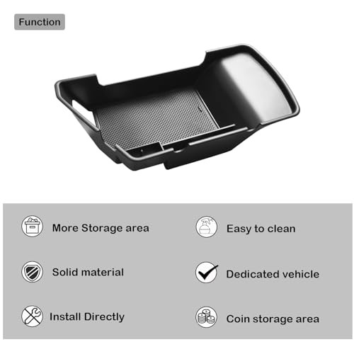Center Console Organizer Tray Compatible with Dodge Challenger 2015-2023