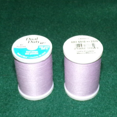 Dual Duty All Purpose Polyester Thread, 250 yards, Orchid (3320)