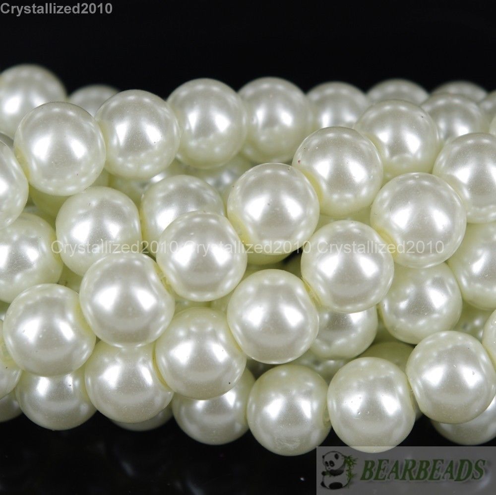 5 Strands Wholesale Top Quality Czech Glass Pearl Round Bead 3mm 4mm 6mm 8mm 16″