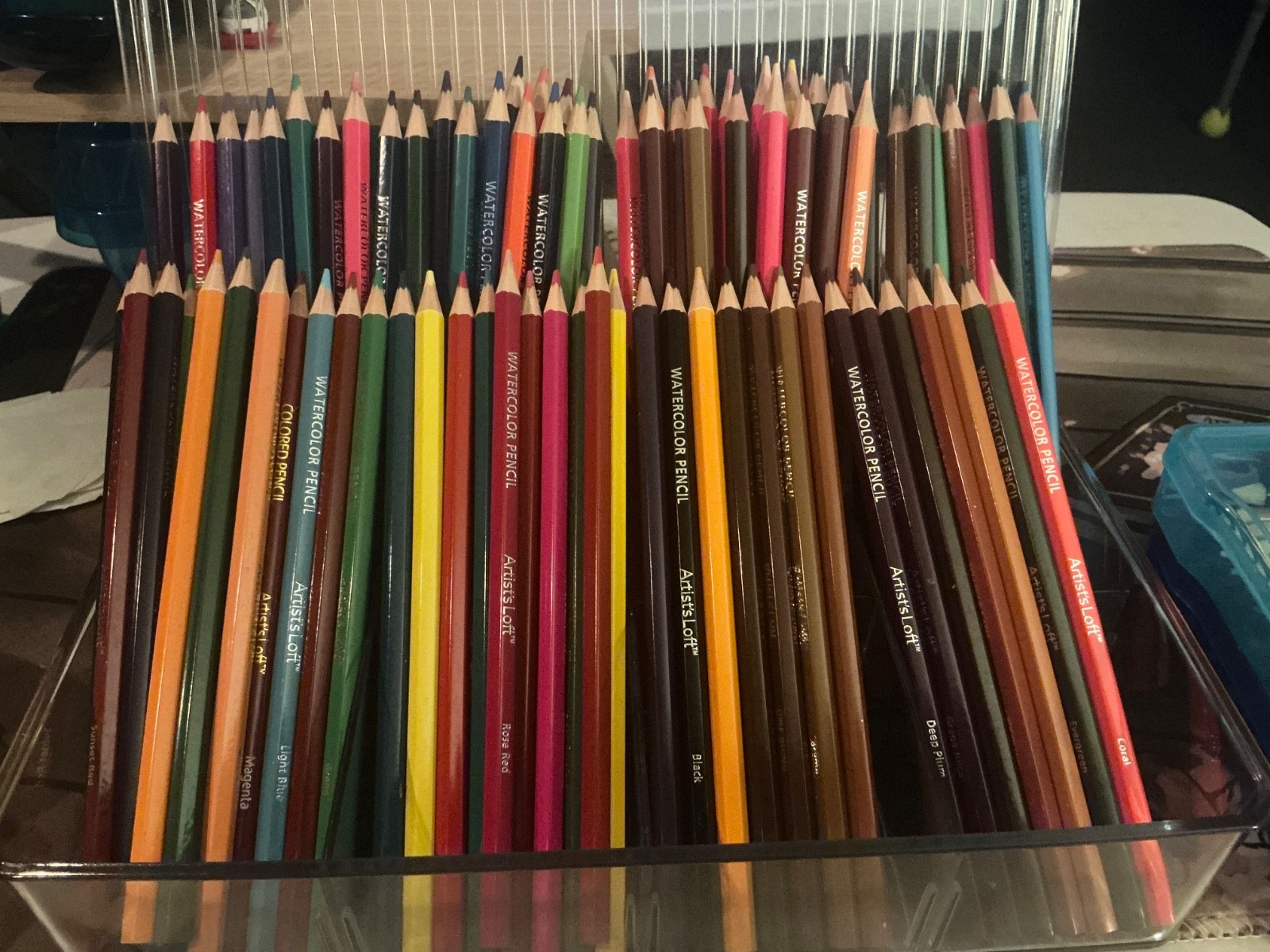 81 Artist’s Loft Watercolor Pencils & 60 Shuttle Art Acrylic Markers