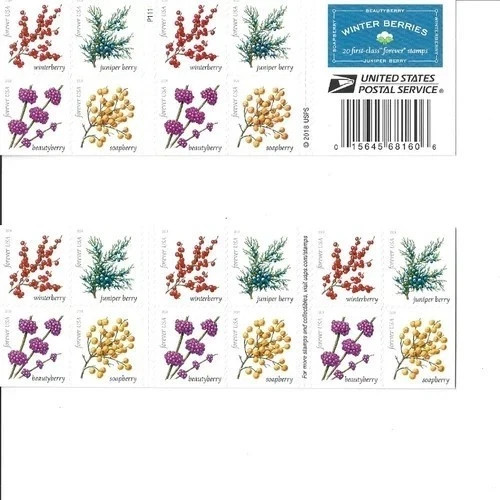Assorted Christmas designs – 20 per sheet