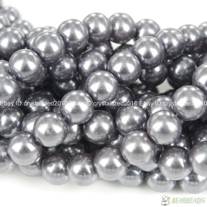 5 Strands Wholesale Top Quality Czech Glass Pearl Round Bead 3mm 4mm 6mm 8mm 16″