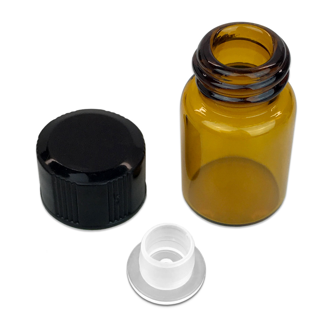 USA 60 Bottles 2ML Essential Oil Perfume Sample Glass Bottle with Reducers