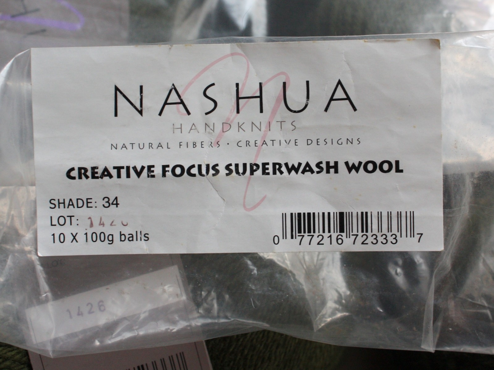 Nashua Creative Focus Superwash Wool Yarn 10 Skeins New 34 Olive