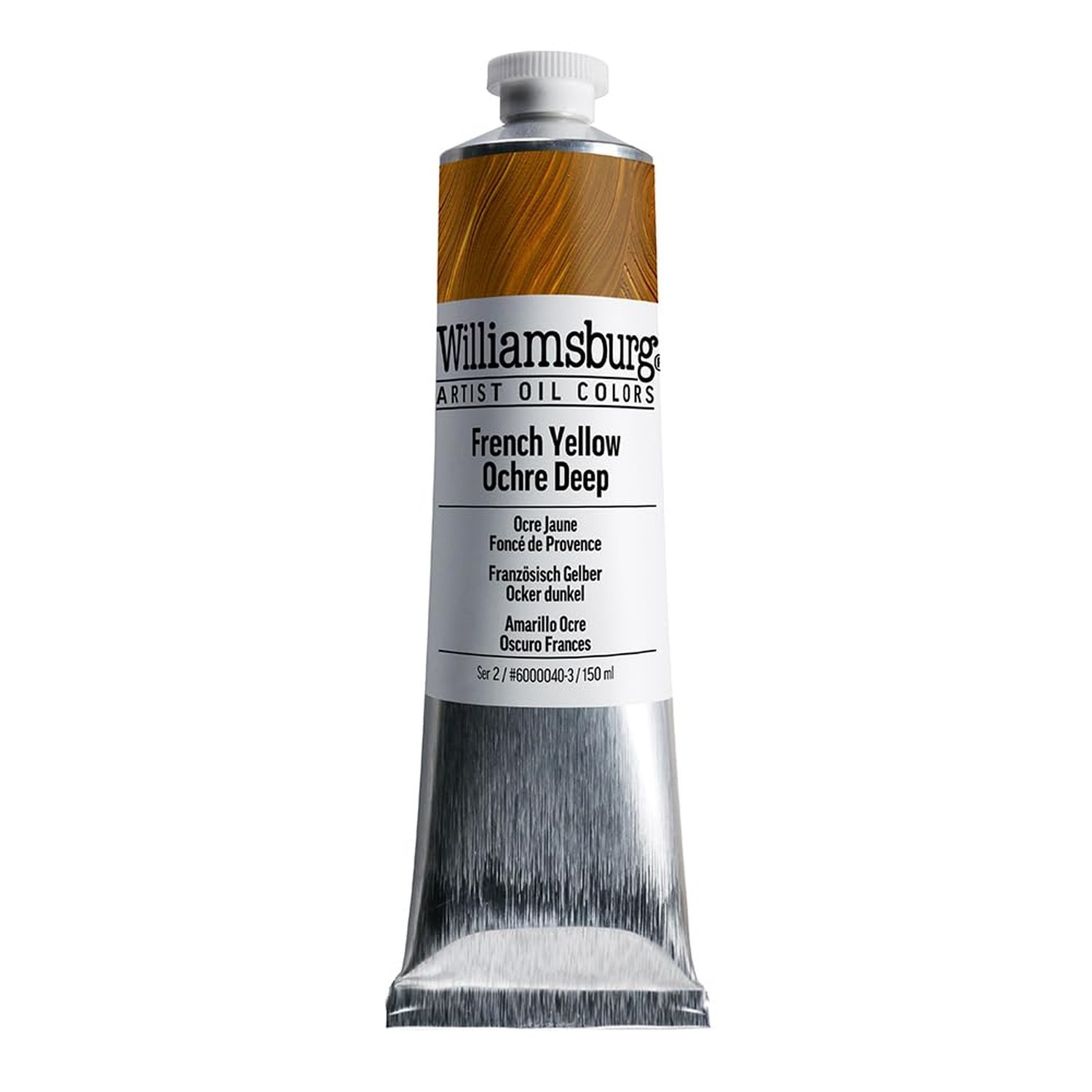 Williamsburg Artist Oil Colors by GOLDEN, French Yellow Ochre Deep, 150 ml tu…