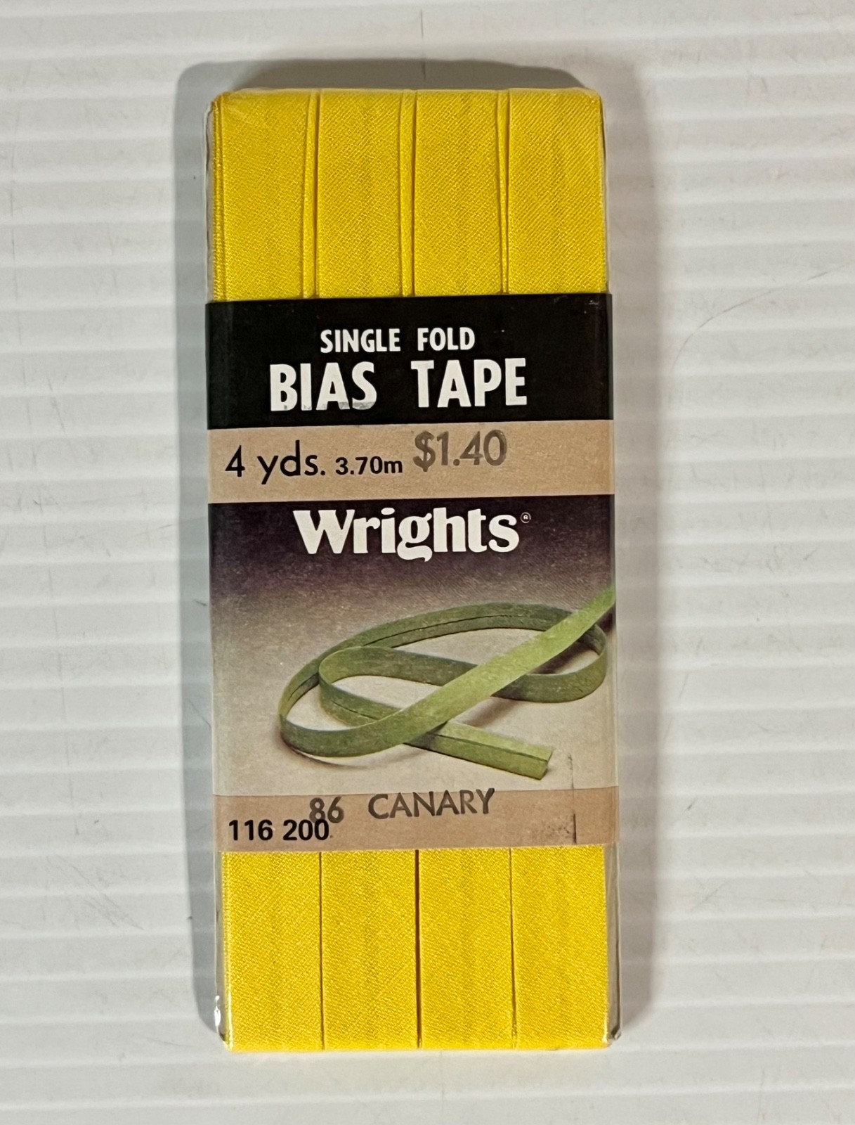 Wrights Bias Tape Single Fold PC200 ~ 4yd x 0.5″ Various Colors NEW