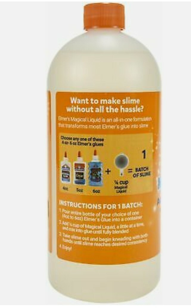 Elmer’s Magical Liquid 1Qt Bottle Washable Safe Non-Toxic Just add Elmer’s Glue