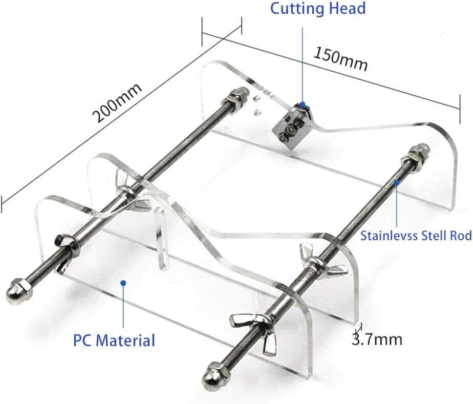 Glass Bottle Cutter Kit Beer Wine Jar DIY Cutting Machine Craft Recycle Tools US