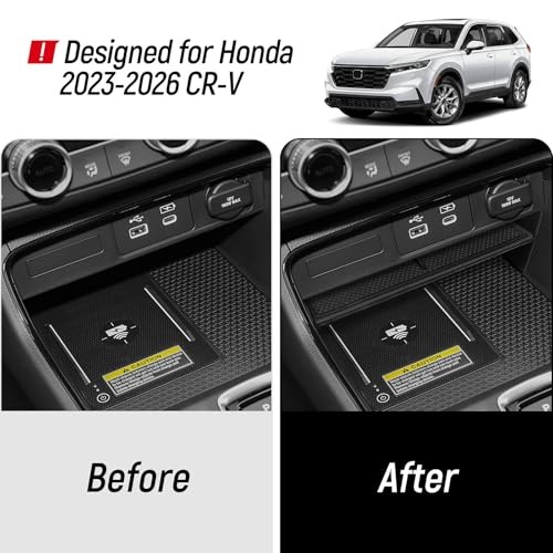 3PCS Center Console Organizer Compatible with for Honda 2023-2026 CRV (3PCS)