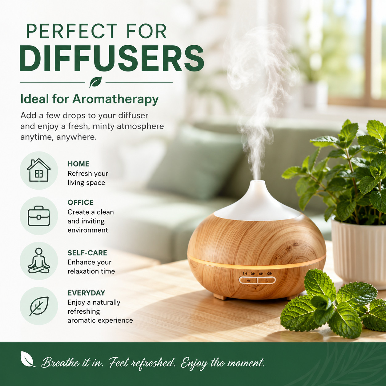 2 fl oz Peppermint Essential Oil 100% Pure – GreenHealth