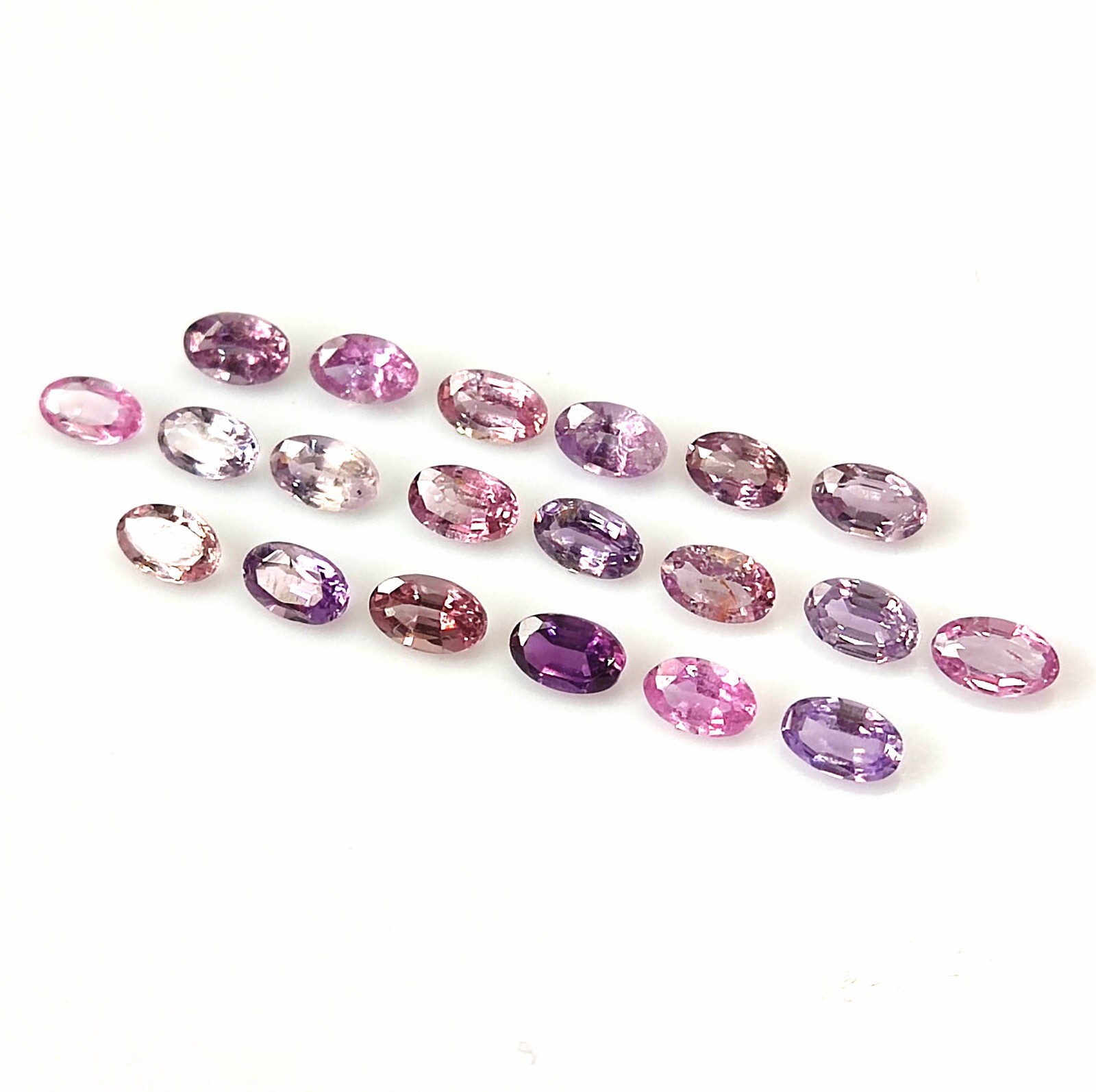 3X5 MM Oval Cut Natural Multi Color Spinel Faceted Wholesale Gemstone 20 Pieces