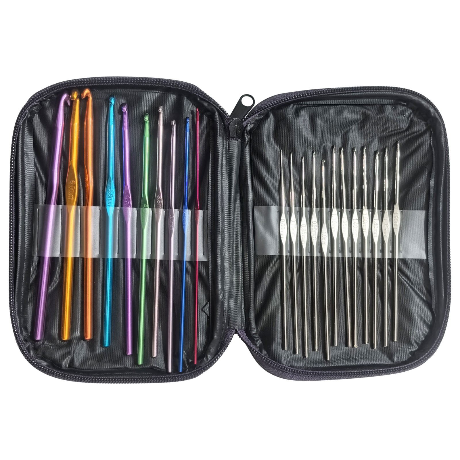 22pcs Crochet Hooks Needles Knit Set Hooks Needles Knit Weave DIY Crochet Tool