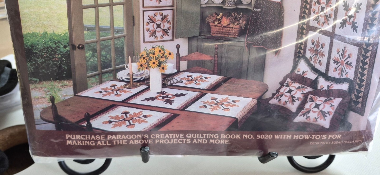 Paragon Creative Quilting Squares Kit Oak Leaf Acorn Cross Stitch Needle Craft