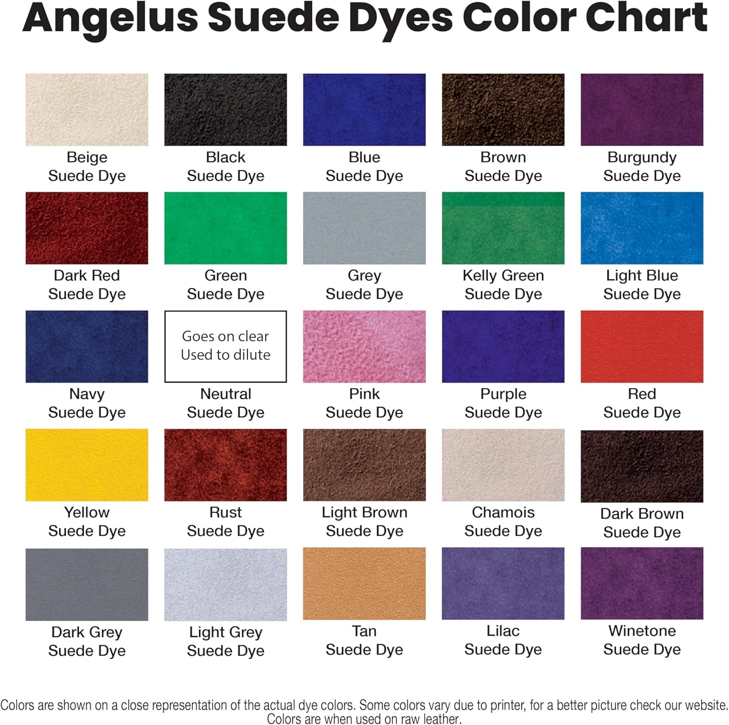 Angelus Suede Dye with Applicator 3oz NEW