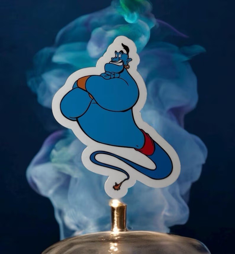 Sticker Pack | Aladdin | Jasmine | Genie | Clear