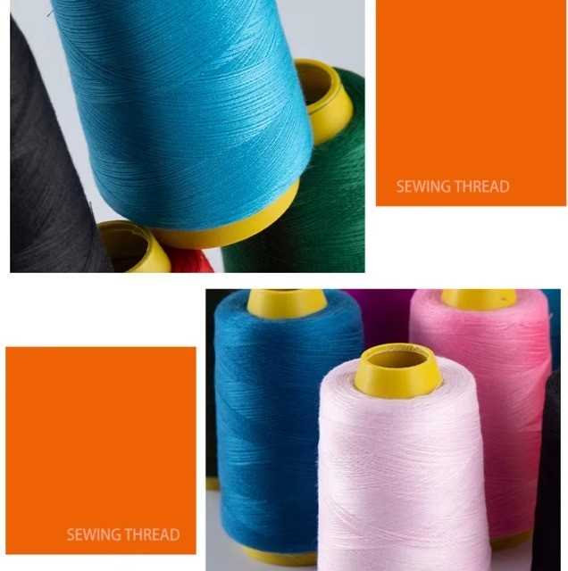3000 Yards Sewing Thread Spool 100% Polyester All Purpose Machine Hand 46 Colors