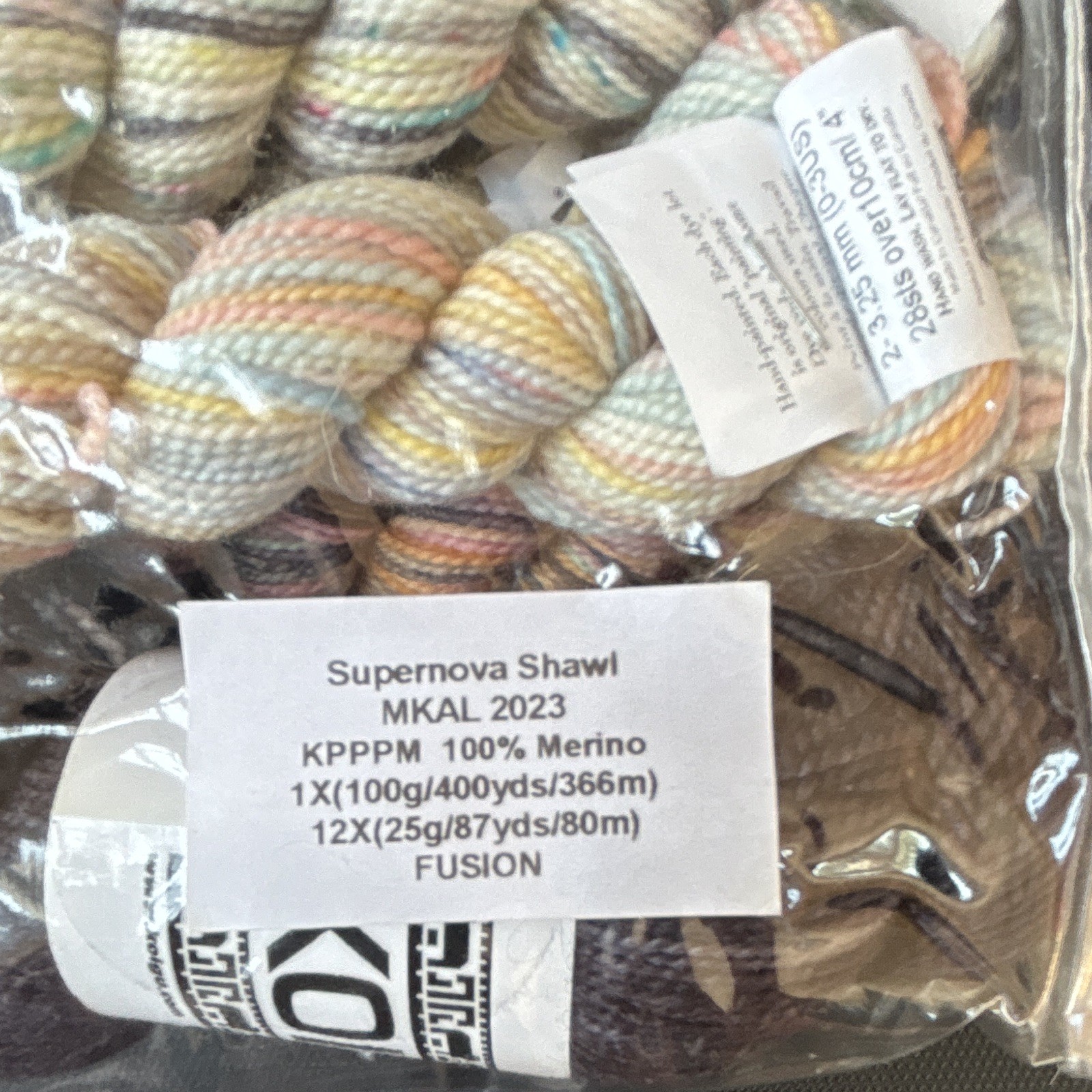 Koigu KPPPM Supernova Shawl MKAL 2023 Knitting Kit Pattern Booklet