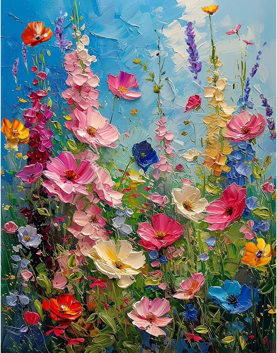 Hydrangea Diamond Painting Kits for Adults-Flowers Diamond Art Kits for Adults,5