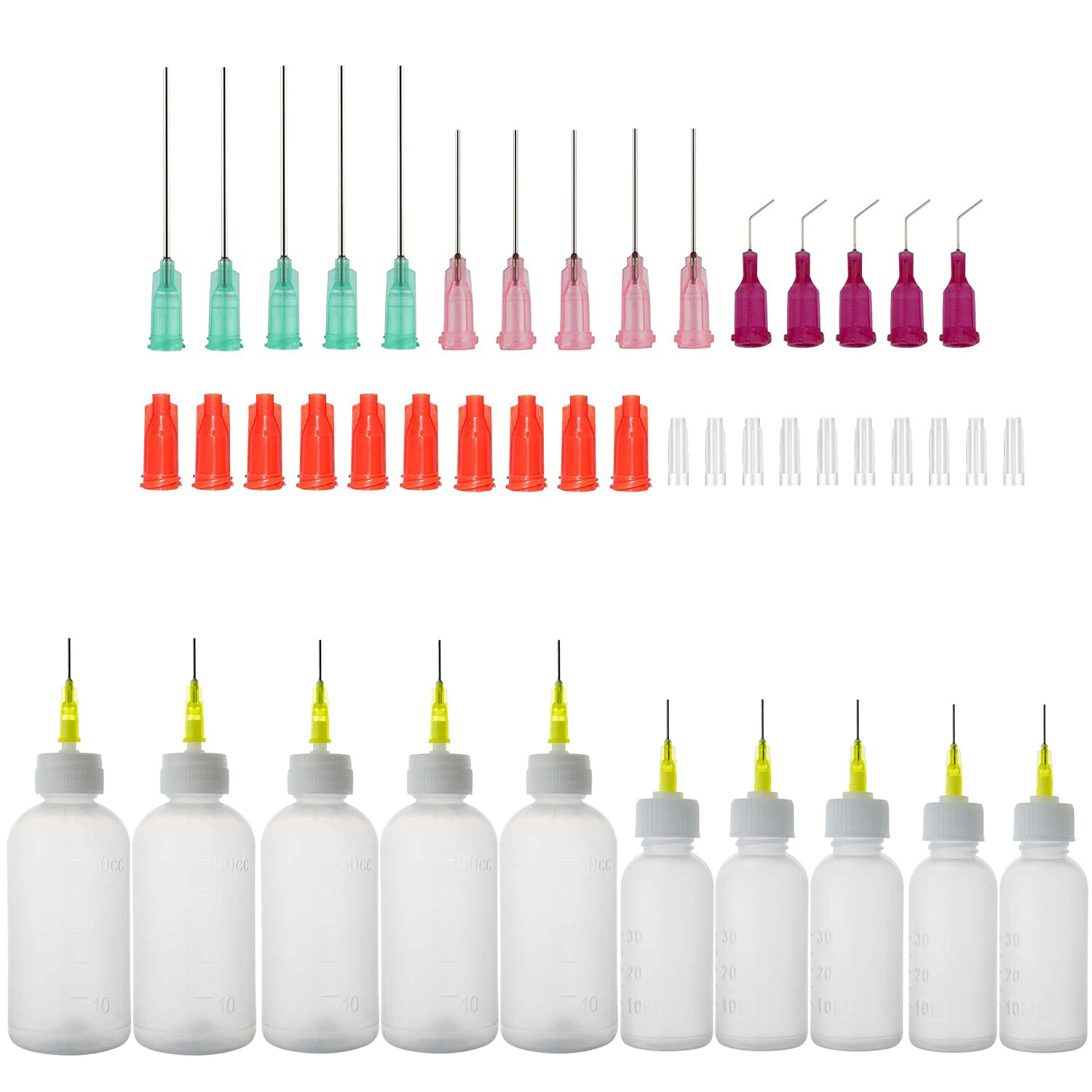 Plastic Empty Oil Dropper Bottle with Steel Needle Drip