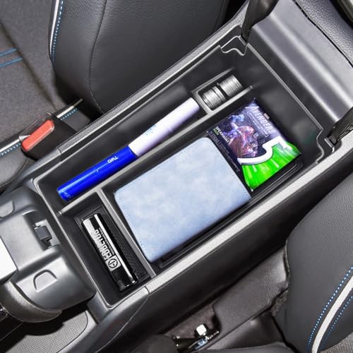 2026 HRV Center Console Organizer Compatible with 2023 2024 2025 2026 Black