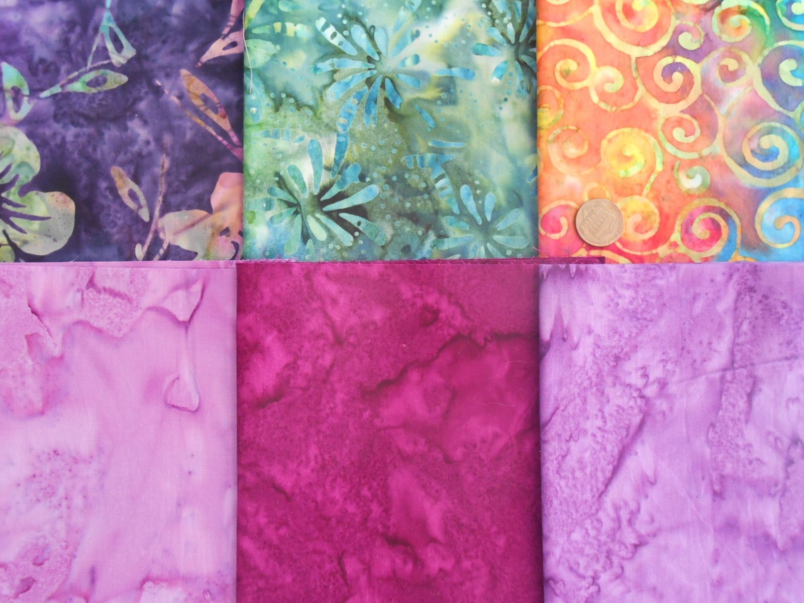30 Fat / Long Quarters Artisan BALI BATIK Quilt Cotton Fabric Bundle Lot
