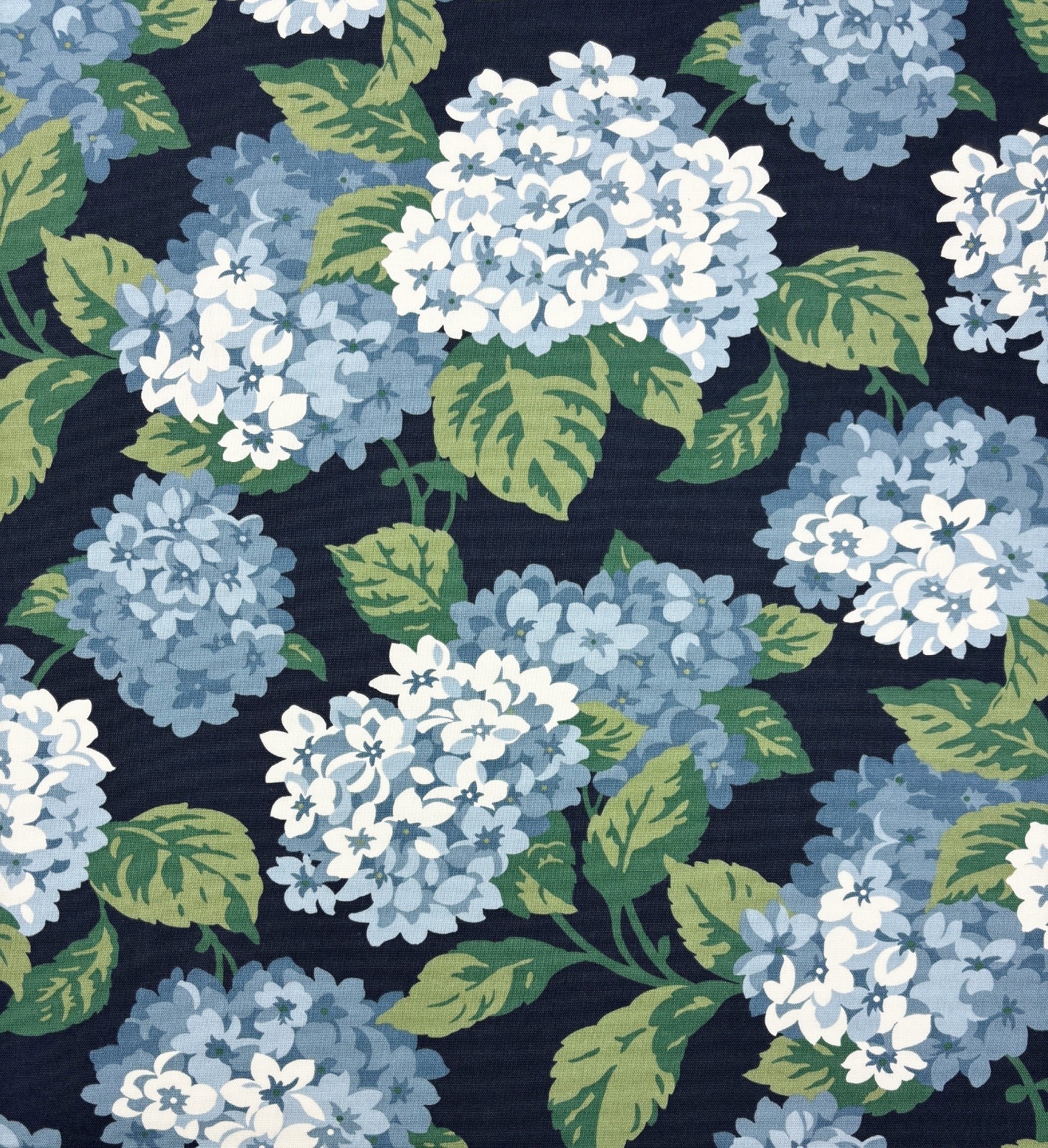 MAGNOLIA HOME SUMMERWIND NAVY BLUE FLORAL MULTIUSE COTTON FABRIC BY YARD 54″W