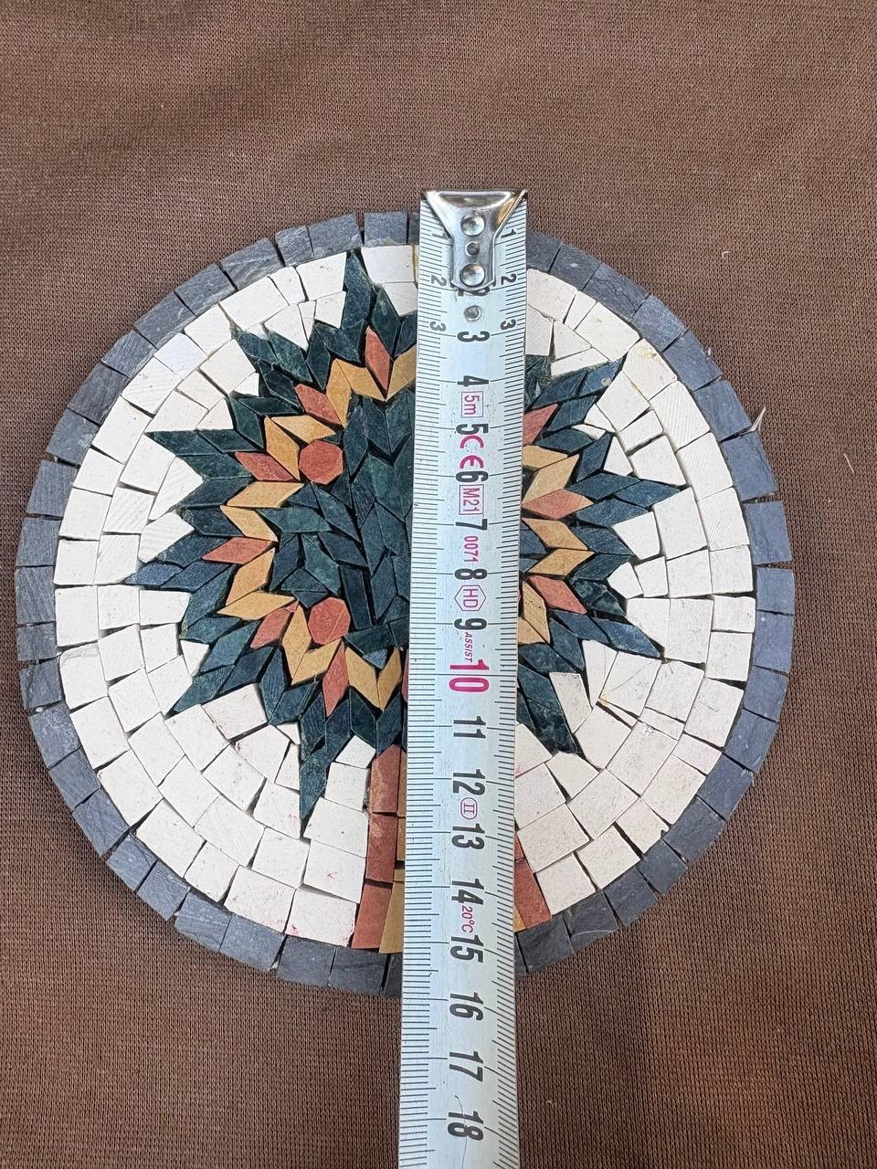 Handmade Madaba Jordan Natural Stone Mosaic Wall Art Home Decor Gift