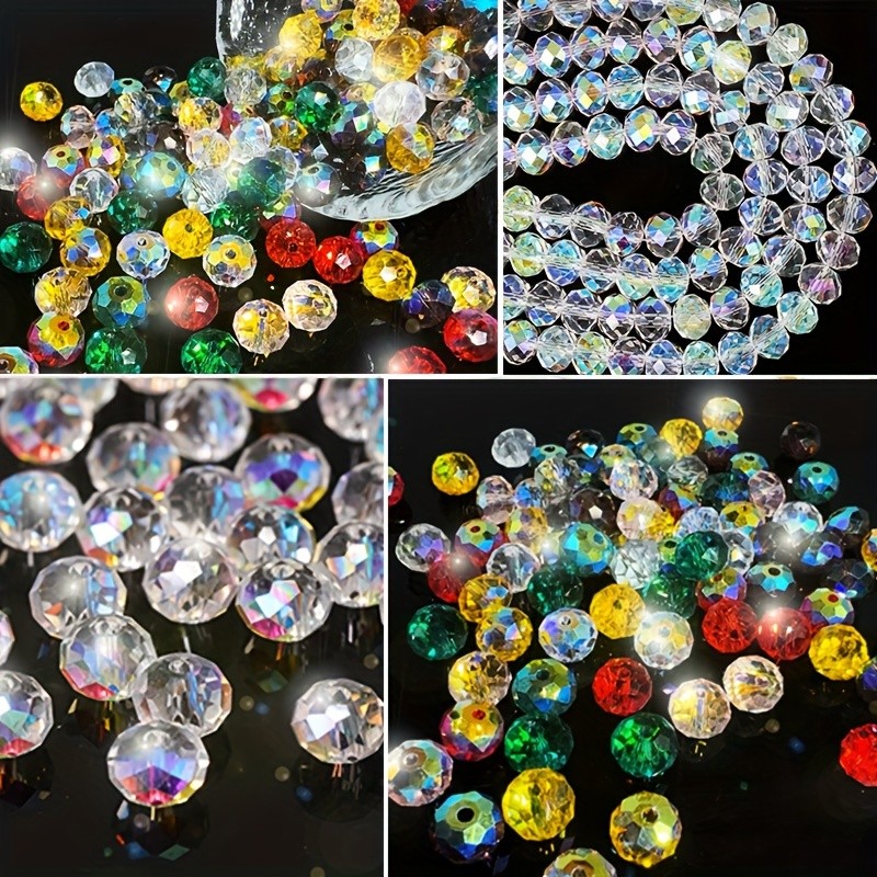 8mm lake blue Austrian artificial crystal beads 60pcs DIY jewelry accessories
