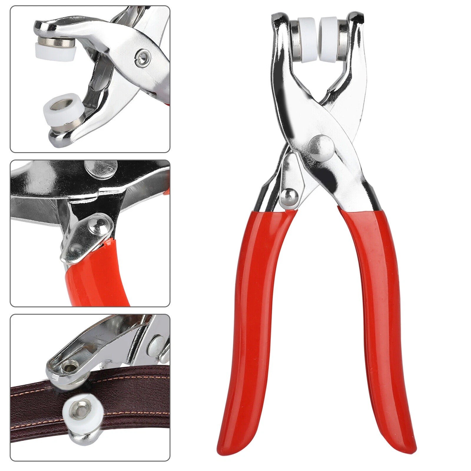 100 Pcs Snap Fastener Kit 9.5mm Press Studs with Pliers for Fabric Craft Clothes