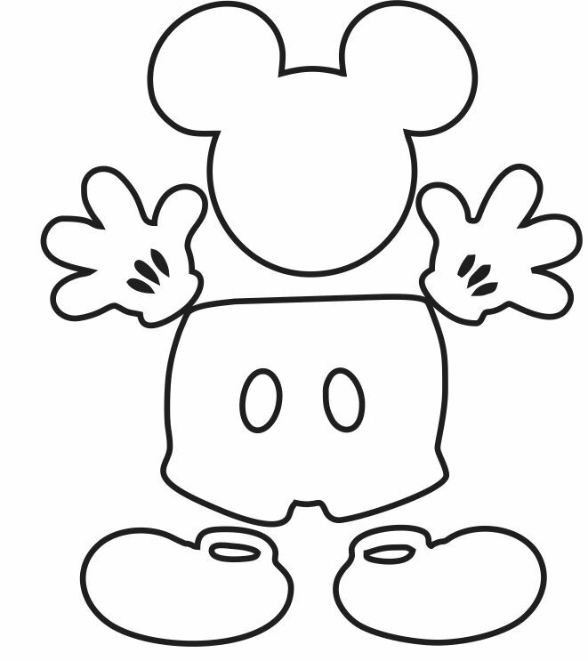 WOODEN LASER CUT SHAPES – MICKEY MOUSE BODY PARTS -Multiple Sizes – MadeinU.S.A.