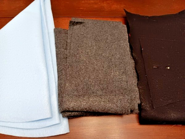 Lot Of Felt Remnants & Scrap Pieces Various Sizes, Colors – 1 LBS.