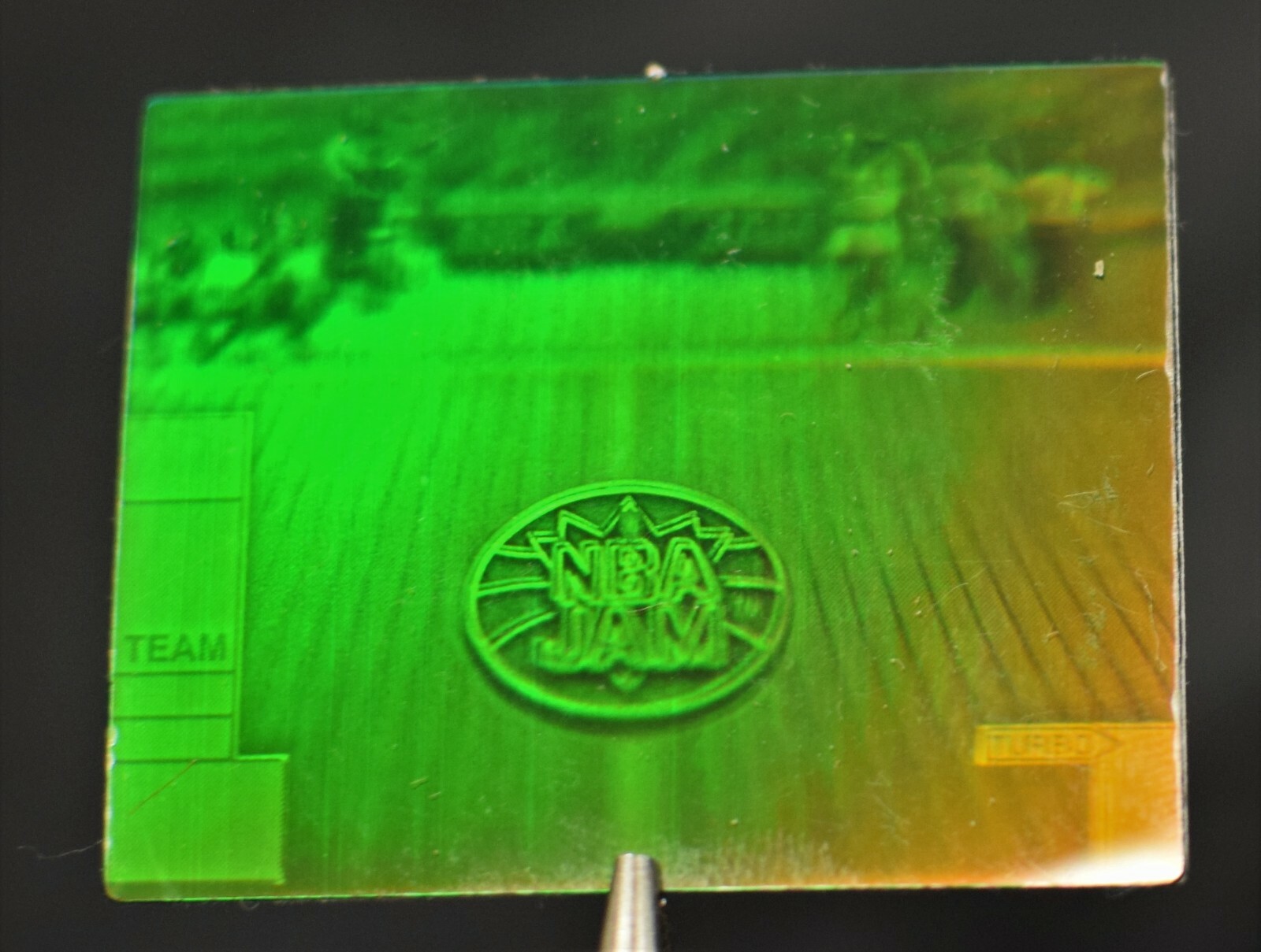 VTG Polaroid 3-D 90’s Holograms Prototypes – NBA JAM Video Game 1.5 X 1.75″