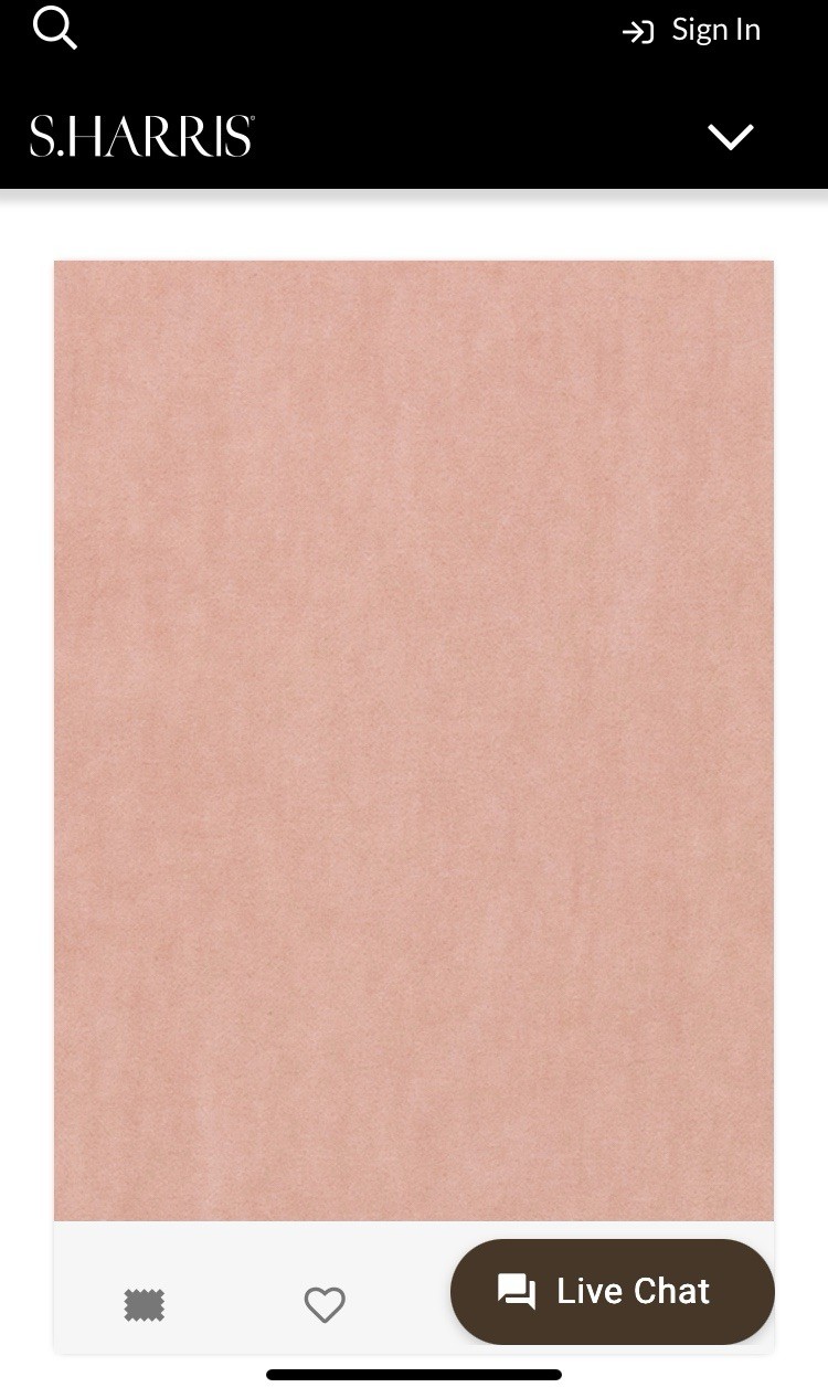 S. Harris Ankara Mohair Upholstery Fabric In Pink Quartz 17.5+/- Yards